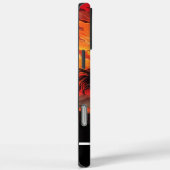 Gallopie des Schwarzen Pferdes bei hellem Sonnenun Case-Mate iPhone Hülle (Rückseite / Rechts)