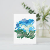 Gallopie Postkarte (Stehend Vorderseite)