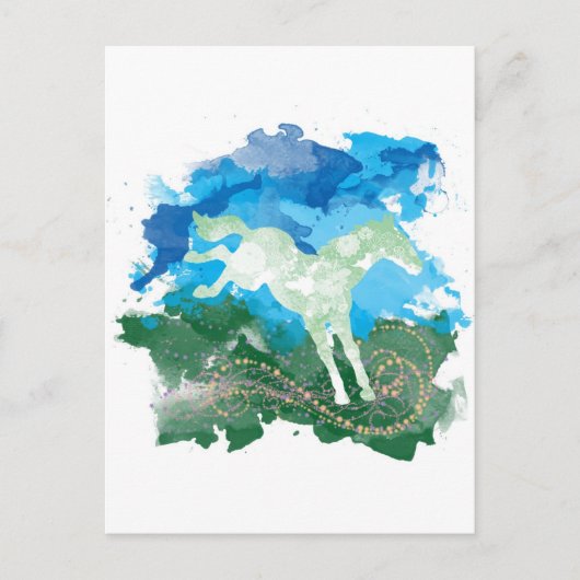 Gallopie Postkarte (Vorderseite)