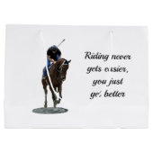 Gallopierbeutel für Pferde und Reiter Große Geschenktüte (Rückseite)