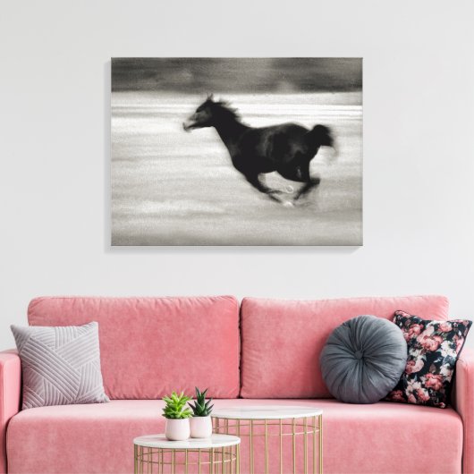 Gallopierpferd Leinwanddruck (Insitu (Wohnzimmer))