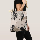 Gallopierpferd Vintag nahtlos. Platz b Tasche (Von Nahem)