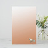 Galloping Appaloosa Horse Pastel Stationer Briefpapier (Stehend Vorderseite)
