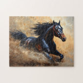 Galloping Arabian Horse Puzzle (Horizontal)