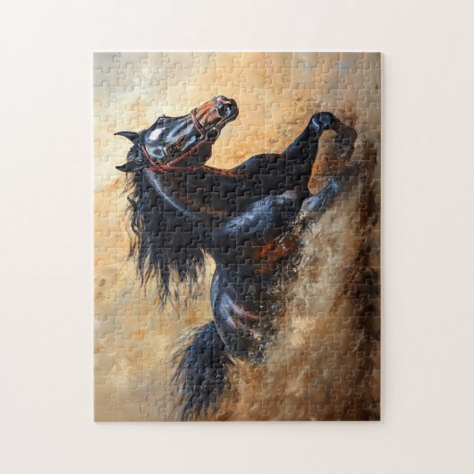 Galloping Arabian Horse Puzzle (Vertikal)