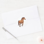 Galloping Bay Gelding Sticker (Umschlag)