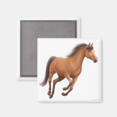 Galloping Bay Hornet Magnet (Vorderseite/Rückseite)