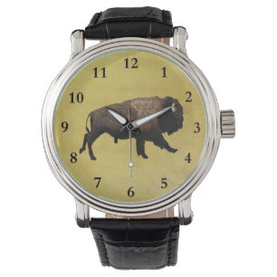 Galloping Bison Armbanduhr