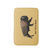 Galloping Bison Badematte (Vorderseite Vertikal)