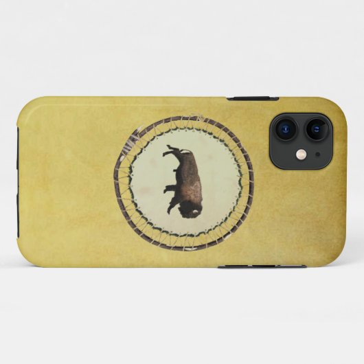 Galloping Bison Case-Mate iPhone Hülle (Rückseite (Horizontal))