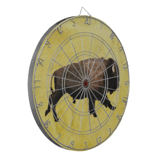 Galloping Bison Dartscheibe (Vorderseite Links)
