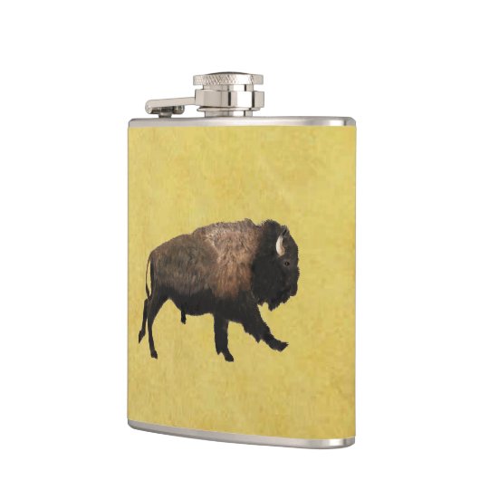 Galloping Bison Flachmann (Links)