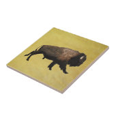 Galloping Bison Fliese (Seite)