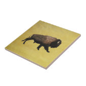 Galloping Bison Fliese (Seite)