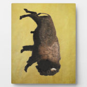 Galloping Bison Fotoplatte (Vorderseite)