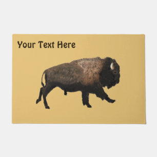 Galloping Bison Fußmatte