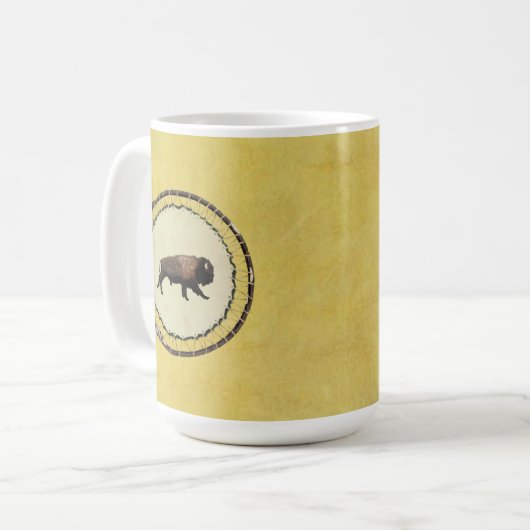 Galloping Bison Kaffeetasse (Vorderseite Links)