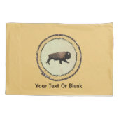 Galloping Bison Kissenbezug (Rückseite)