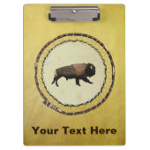 Galloping Bison Klemmbrett (Vorderseite)