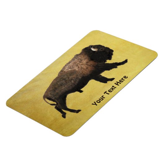 Galloping Bison Magnet (Linke Seite)
