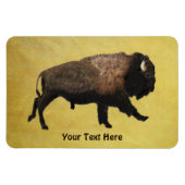 Galloping Bison Magnet (Horizontal)