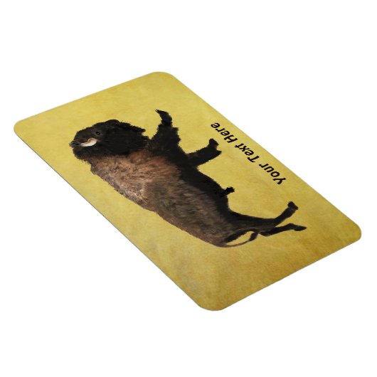 Galloping Bison Magnet (Rechte Seite)