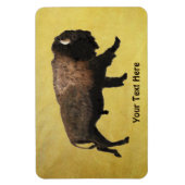 Galloping Bison Magnet (Vertikal)