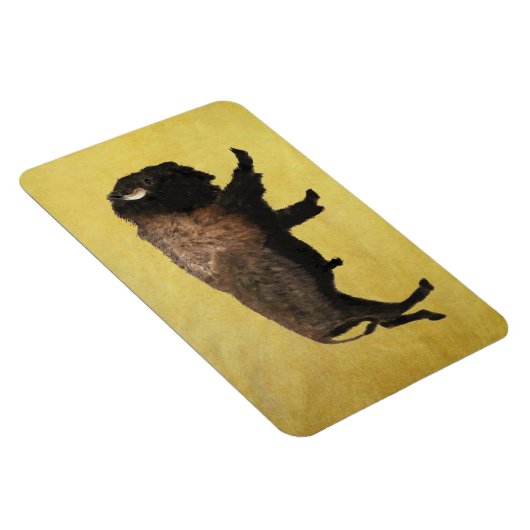 Galloping Bison Magnet (Rechte Seite)