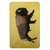 Galloping Bison Magnet (Vertikal)