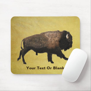 Galloping Bison Mousepad
