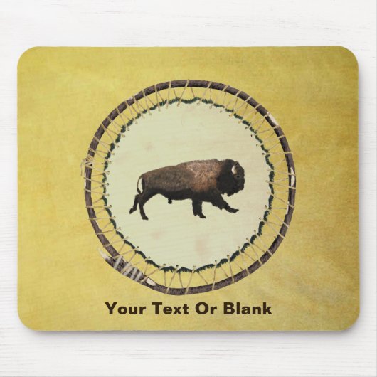 Galloping Bison Mousepad (Vorne)