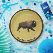 Galloping Bison Pappteller (Party)