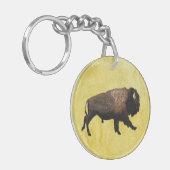 Galloping Bison Schlüsselanhänger (Vorderseite links)