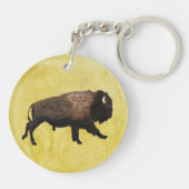 Galloping Bison Schlüsselanhänger (Rückseite)