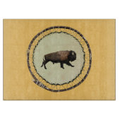 Galloping Bison Schneidebrett (Vorderseite)