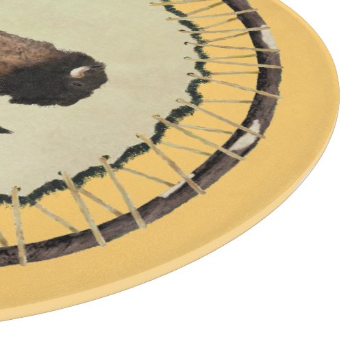 Galloping Bison Schneidebrett (Ecke)