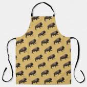 Galloping Bison Schürze (Vorderseite)