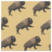 Galloping Bison Stoff (Nahaufnahme)