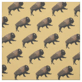 Galloping Bison Stoff (Muster)