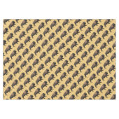 Galloping Bison Tischdecke (Vorderseite (Horizontal))