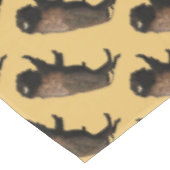 Galloping Bison Tischdecke (Schrägansicht)