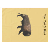 Galloping Bison Tischdecke (Vorderseite (Horizontal))