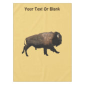 Galloping Bison Tischdecke (Vorderseite)