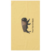 Galloping Bison Tischdecke (Vorderseite)