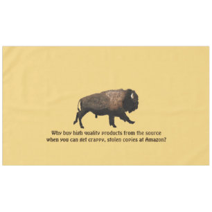 Galloping Bison - Vorsicht Tischdecke