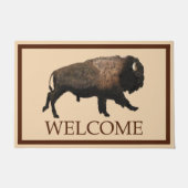 Galloping Bison - Willkommen Fußmatte (Vorderseite)