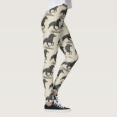 Galloping Black Horse Leggings (Rechts)