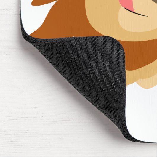 Galloping Cartoon Löwenmousepad Mousepad (Ecke)