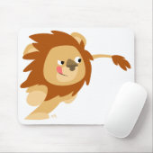 Galloping Cartoon Löwenmousepad Mousepad (Mit Mouse)