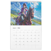 Galloping Dreams – Manga Horse Girl Calendar 2026 Kalender (Mär 2026)